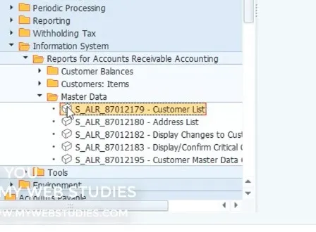 Lista de clientes / deudores (índice de deudores) en sap - introduccion sap