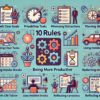 10 reglas para ser más productivo en el trabajo - productividad trabajo