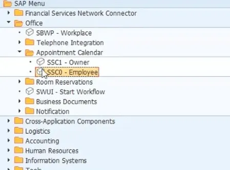 Agenda empleado en sap - introduccion sap