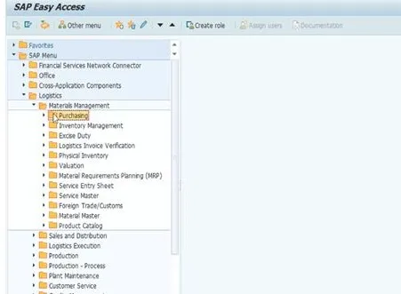 Carpeta de logística en sap - introduccion sap