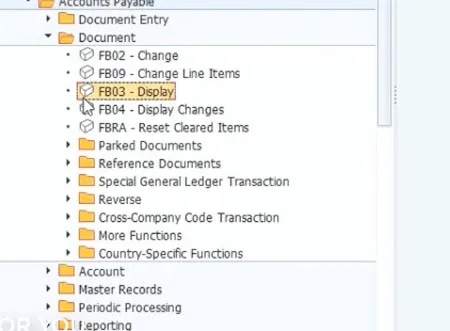 Consultando un documento contable de proveedor / acreedor [fb02, fb03] en sap - introduccion sap