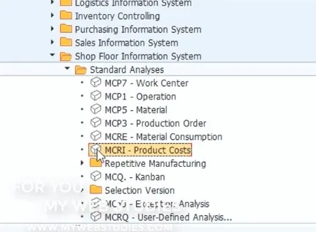 Realizando informe de coste de producción en sap - introduccion sap