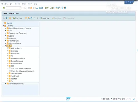 Ventajas que otorga la carpeta de herramientas en sap - introduccion sap
