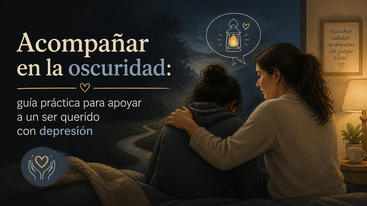 Acompañar en la oscuridad: guía práctica para apoyar a un ser querido con depresión - psicologia depresion