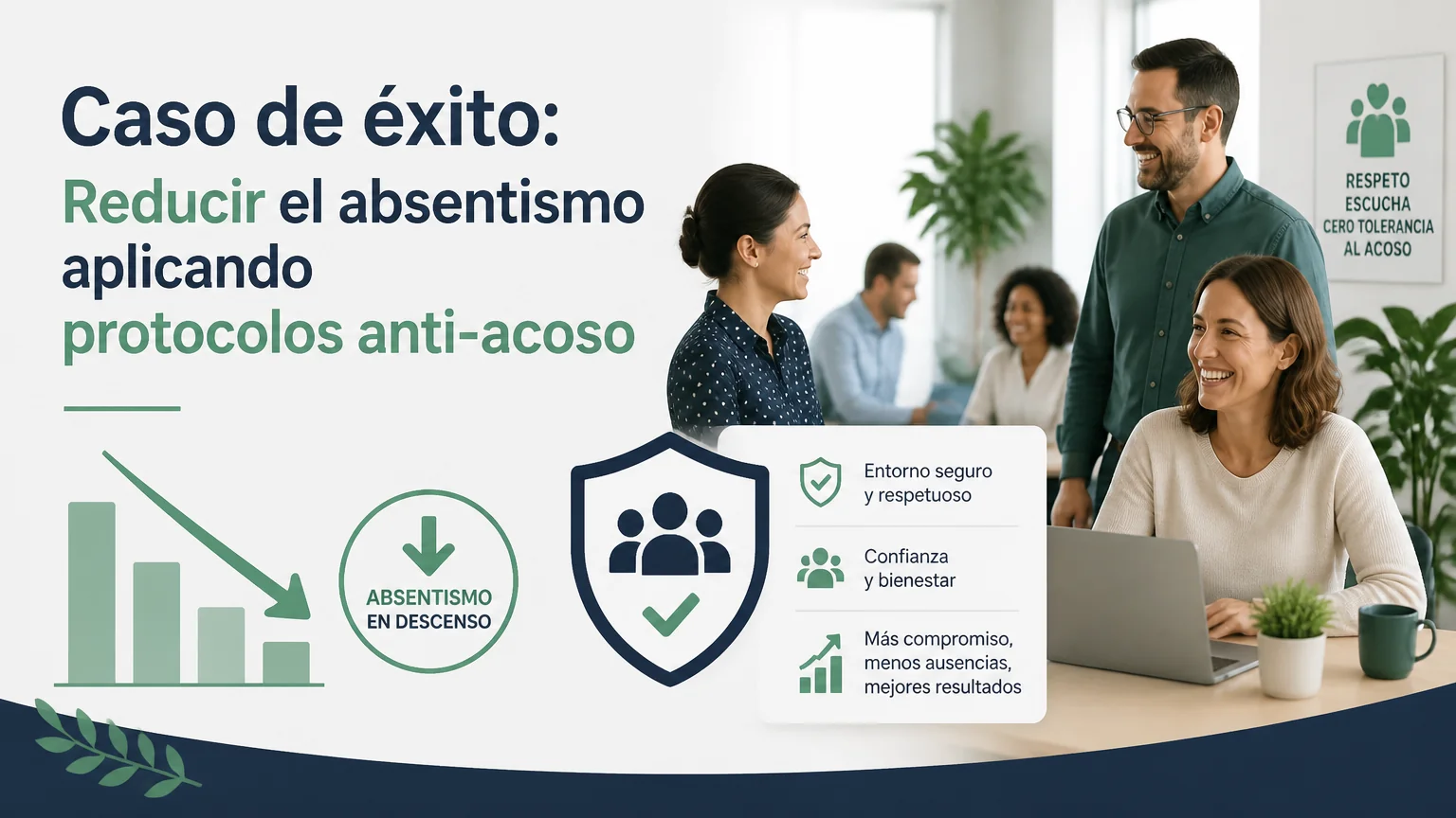 Caso de éxito: reducir el absentismo aplicando protocolos anti-acoso - acoso laboral