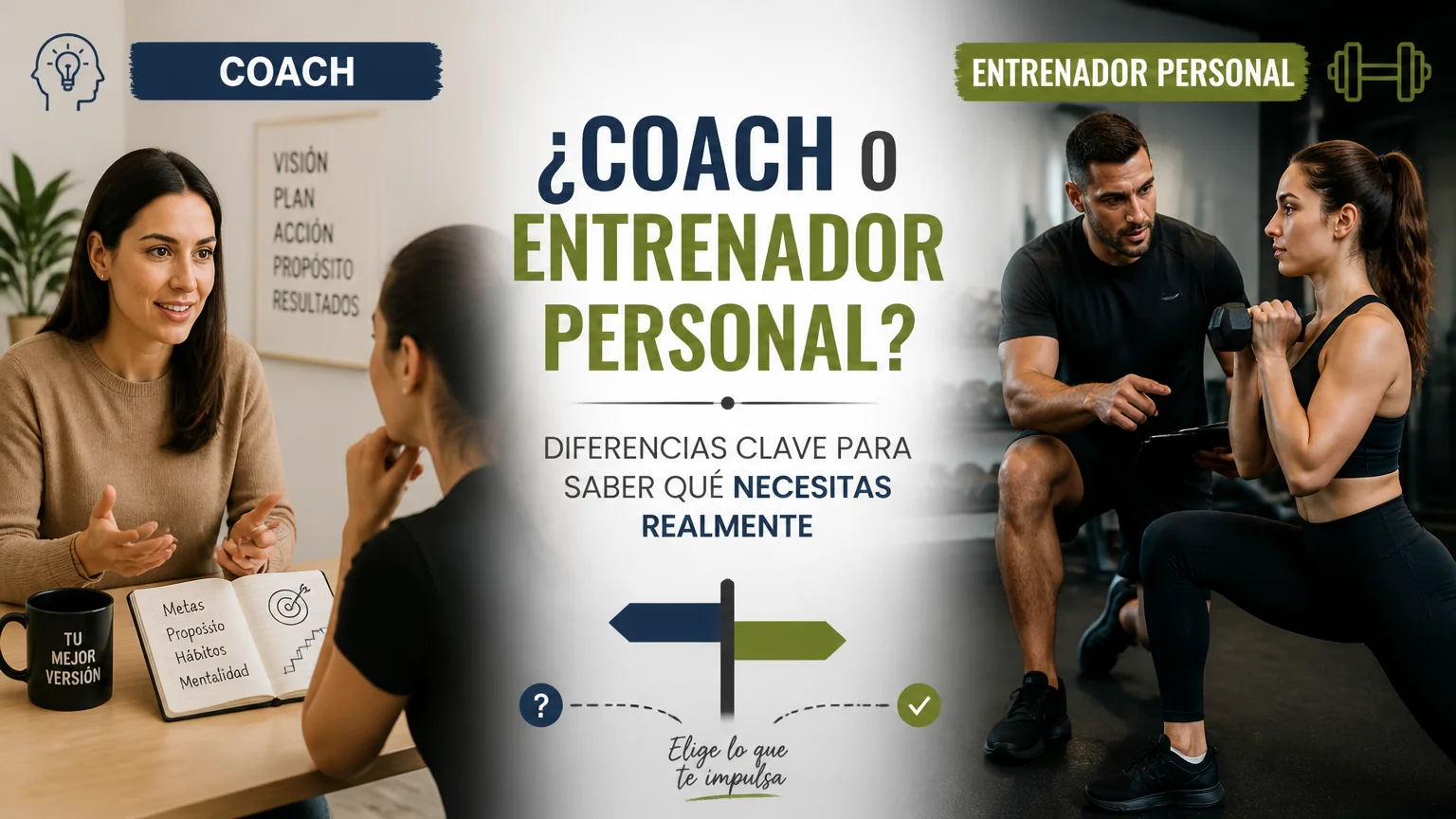 ¿coach o entrenador personal?: diferencias clave para saber qué necesitas realmente - coach deportivo