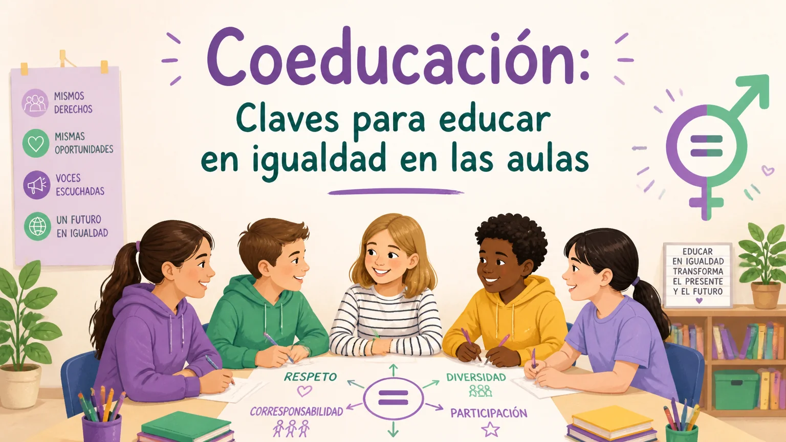 Coeducación: claves para educar en igualdad en las aulas - igualdad genero