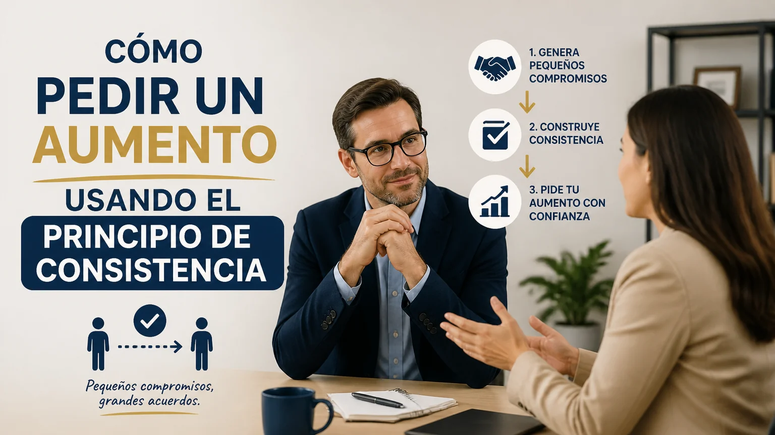 Cómo pedir un aumento usando el principio de consistencia - psicologia oscura y manipulacion