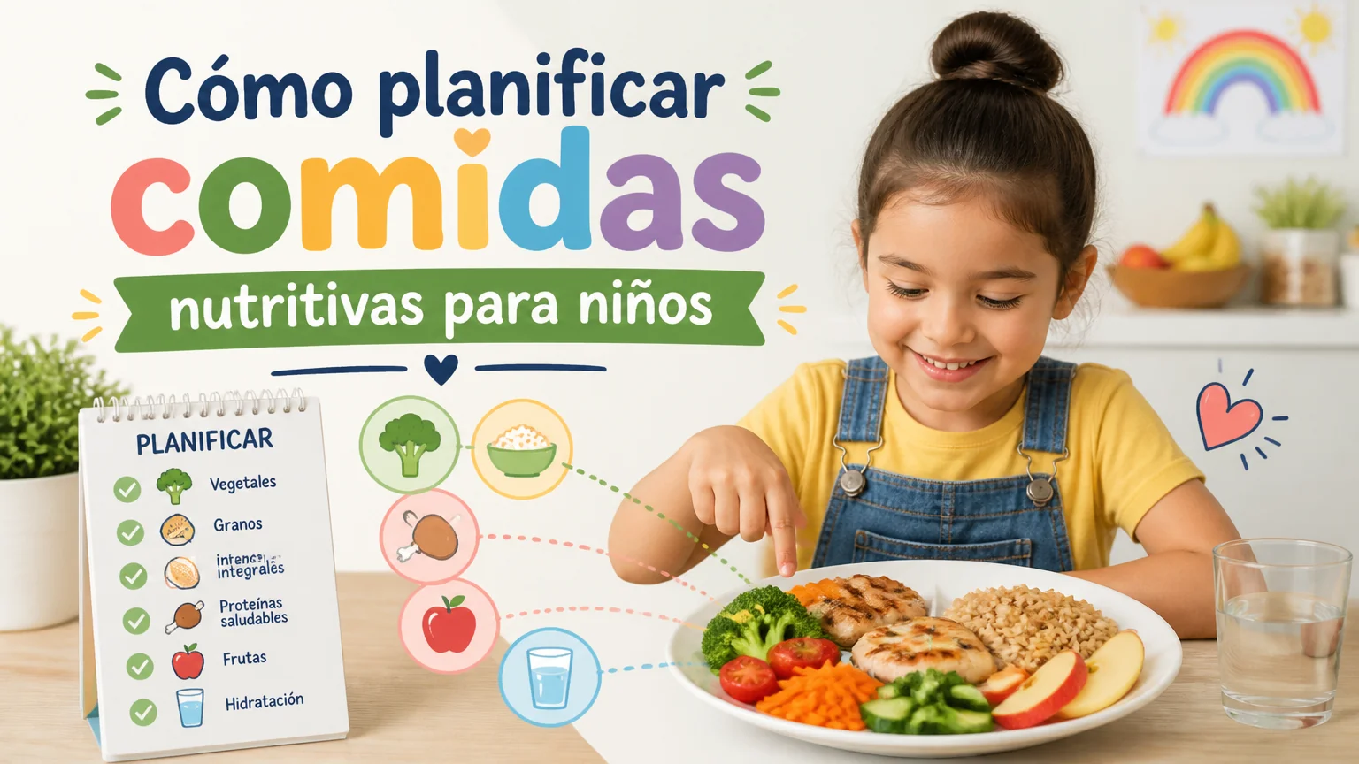 Cómo planificar comidas nutritivas para niños - nutricion infantil