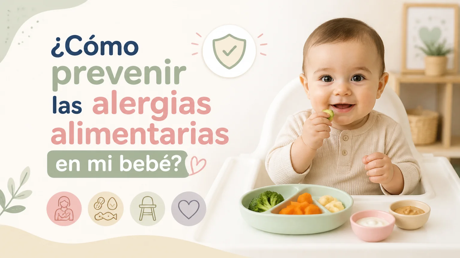 ¿cómo prevenir las alergias alimentarias en mi bebé? - nutricion infantil