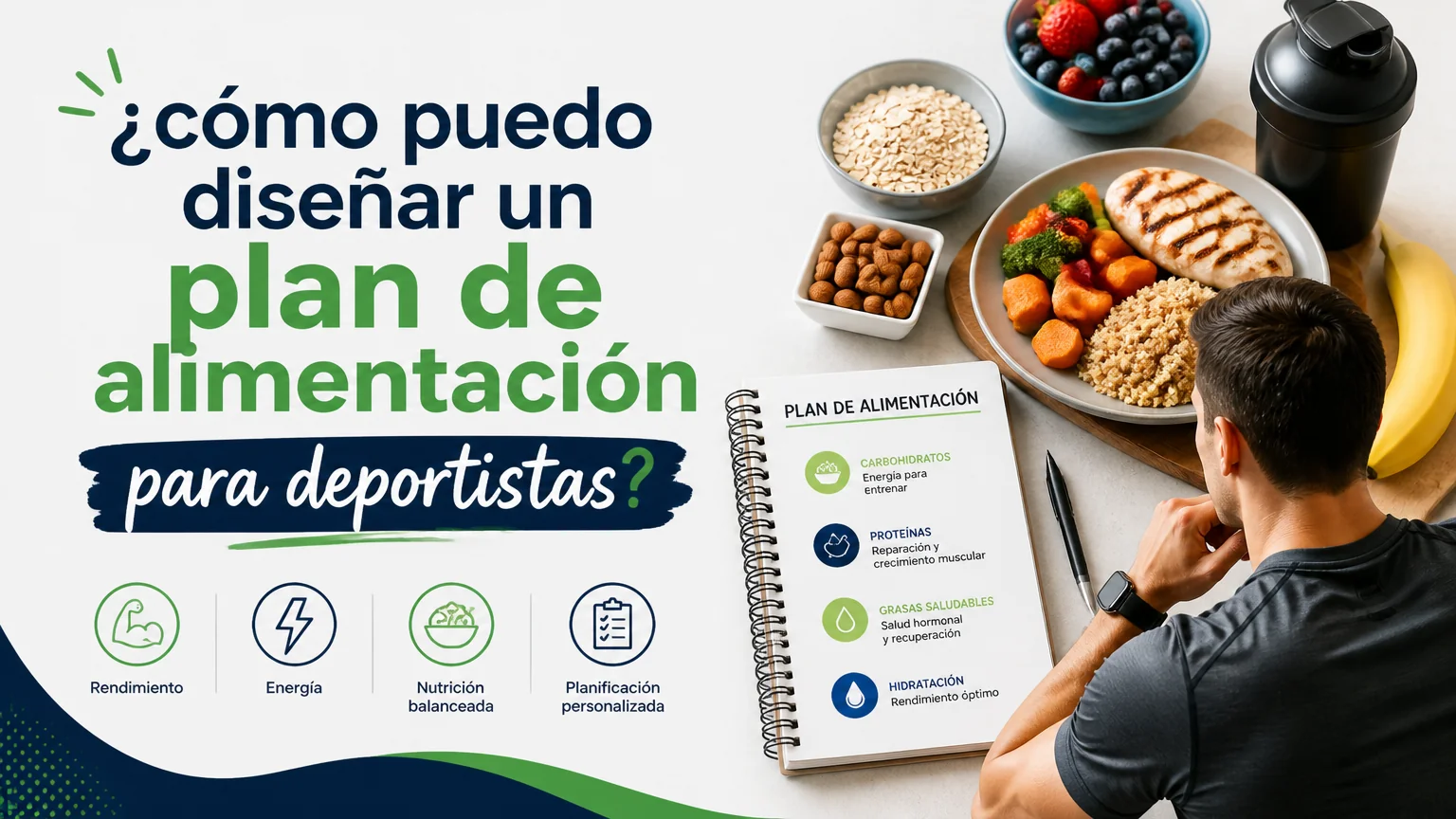 ¿cómo puedo diseñar un plan de alimentación para deportistas? - nutricion
