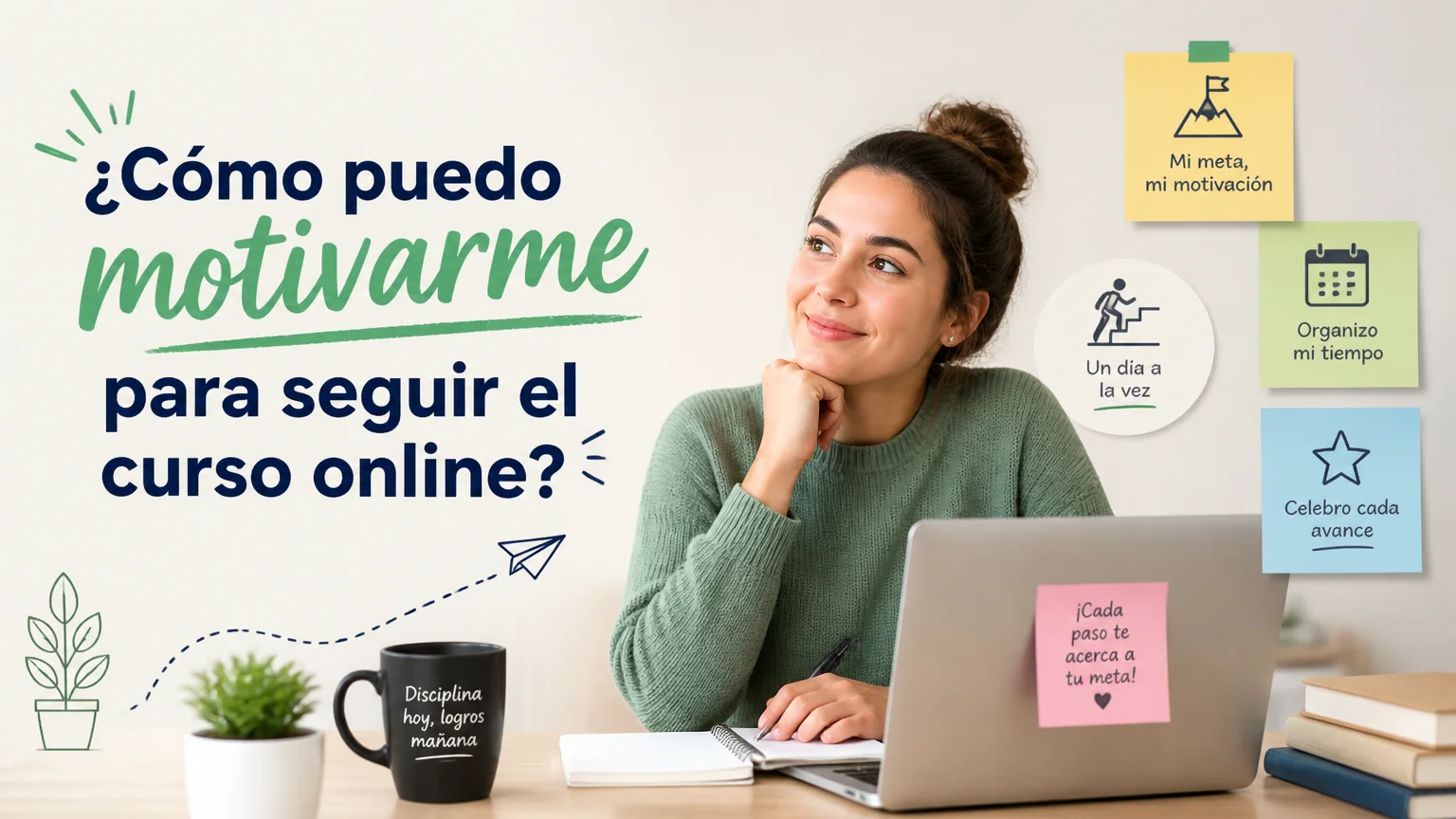 ¿cómo puedo motivarme para seguir el curso online?