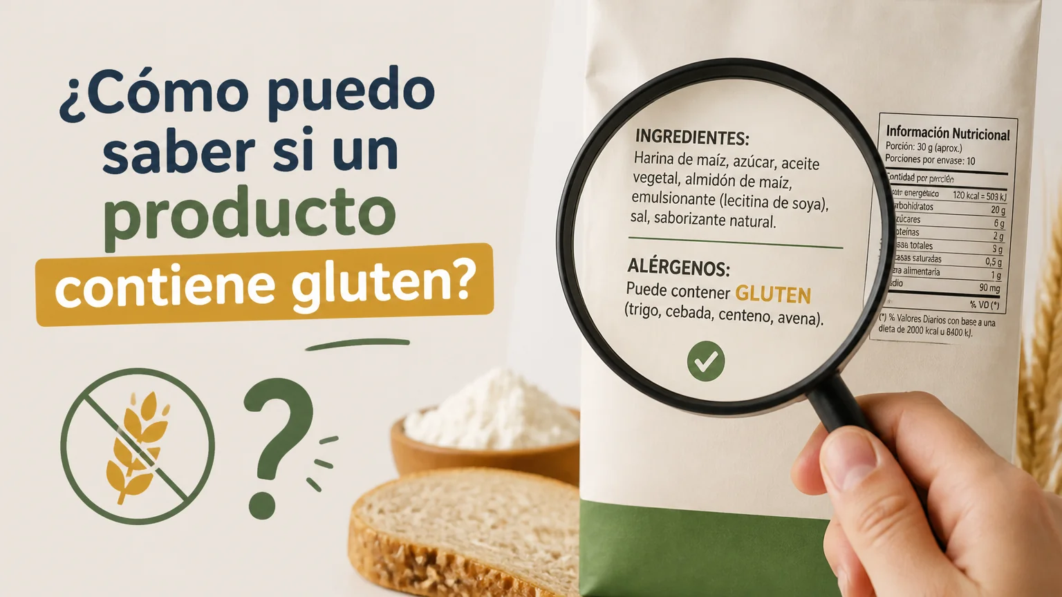 ¿cómo puedo saber si un producto contiene gluten? - nutricion celiaca