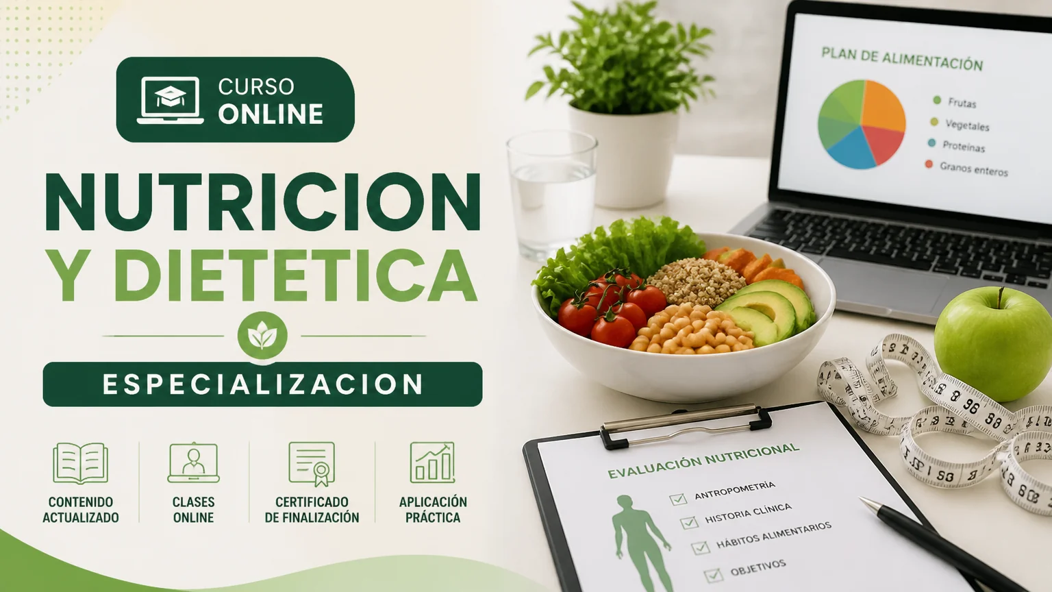 Curso online nutricion y dietetica especializacion