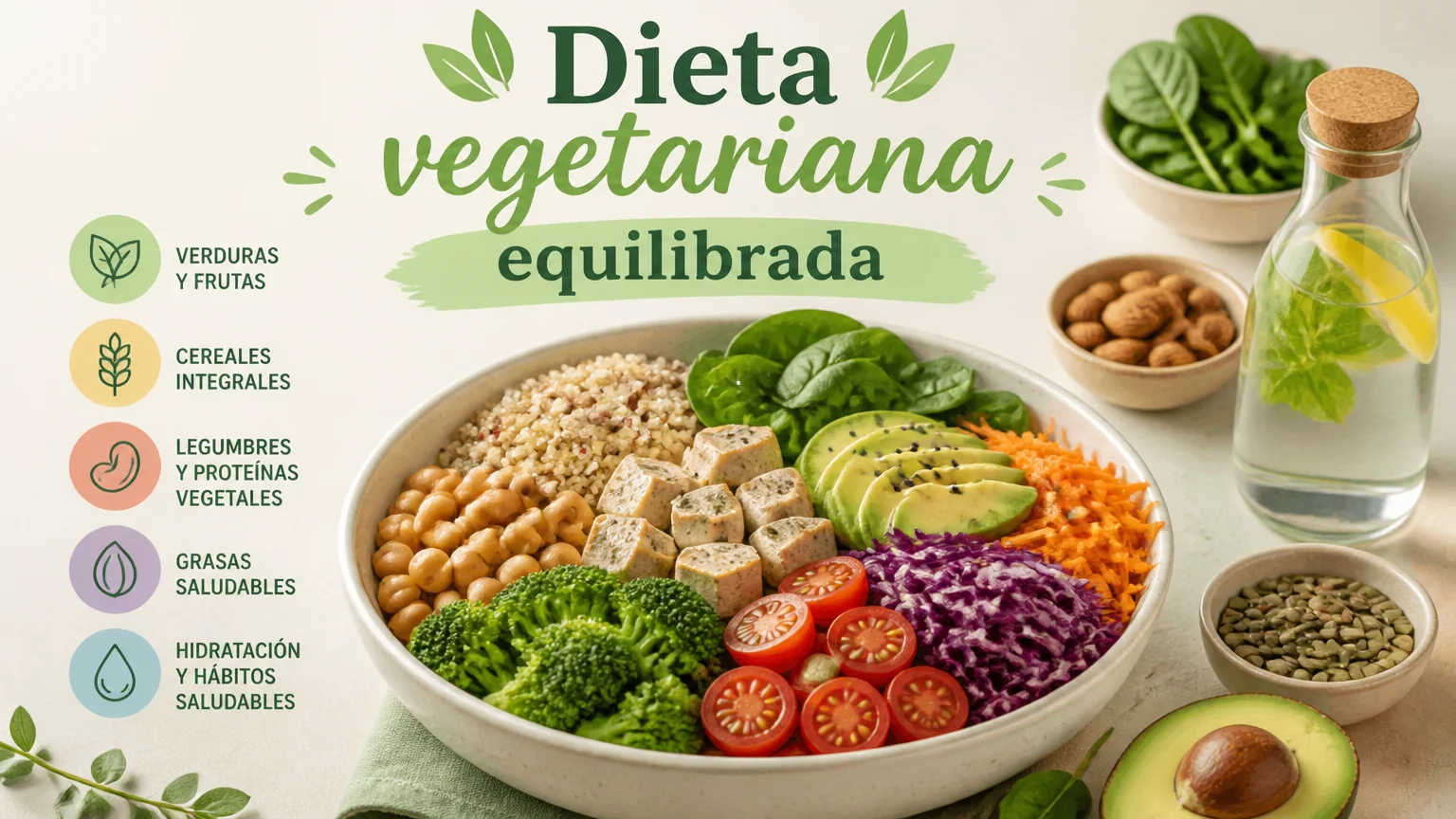 Dieta vegetariana equilibrada - nutricion vegetariana