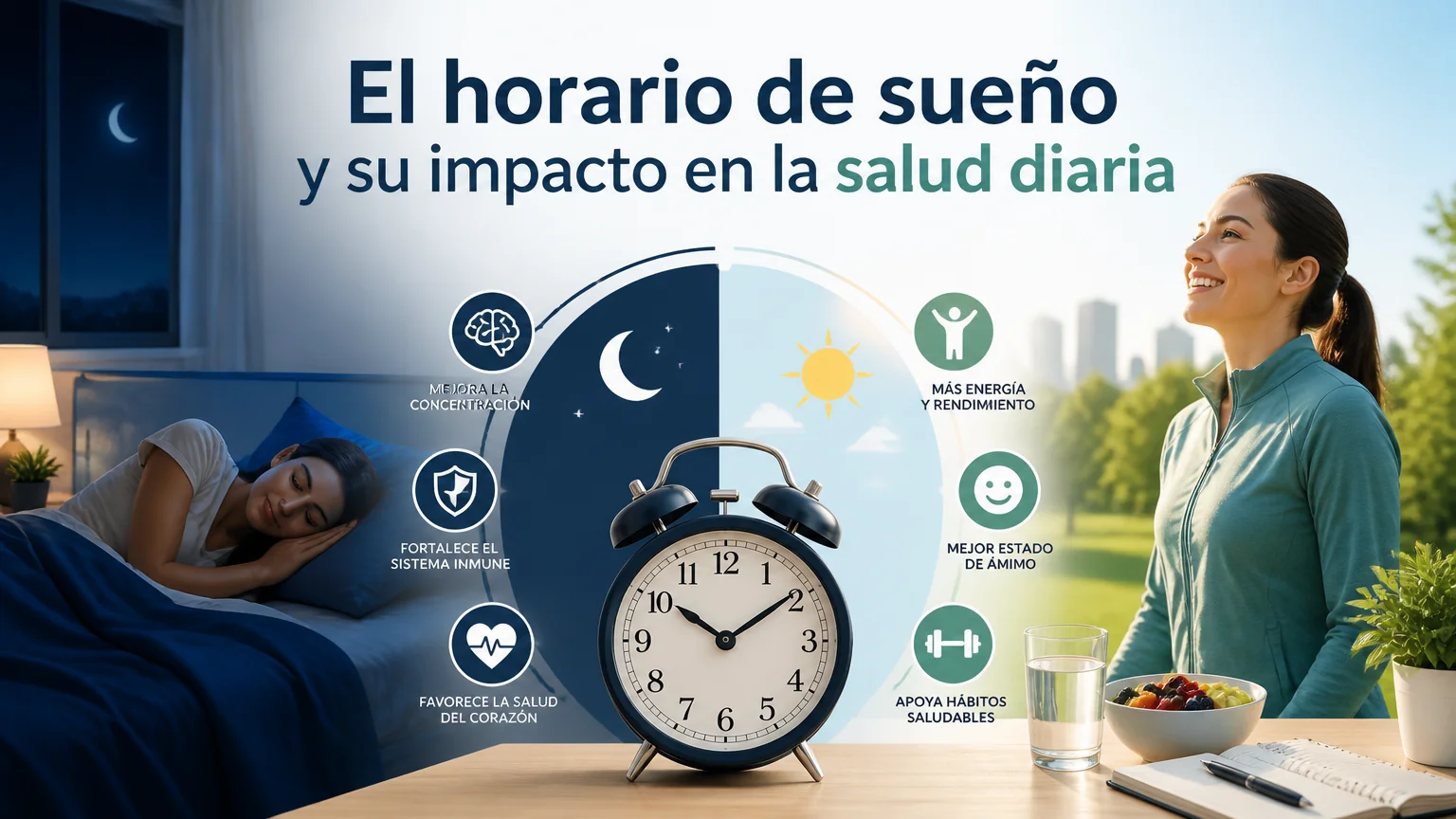 El horario de sueño y su impacto en la salud diaria - calidad vida