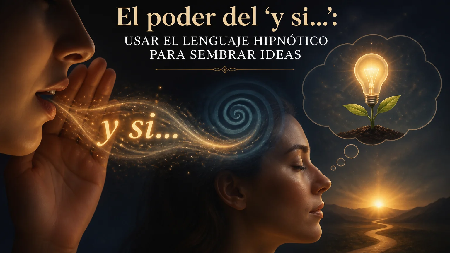 El poder del 'y si...': usar el lenguaje hipnótico para sembrar ideas - psicologia oscura y manipulacion