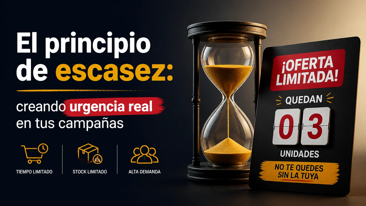 El principio de escasez: creando urgencia real en tus campañas - psicologia marketing