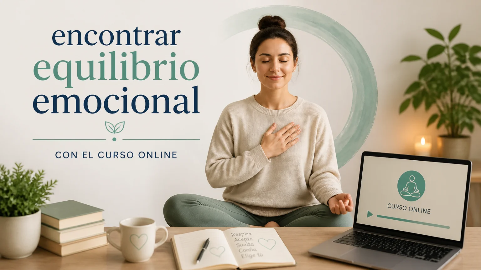 Encontrar equilibrio emocional con el curso online - tristeza felicidad