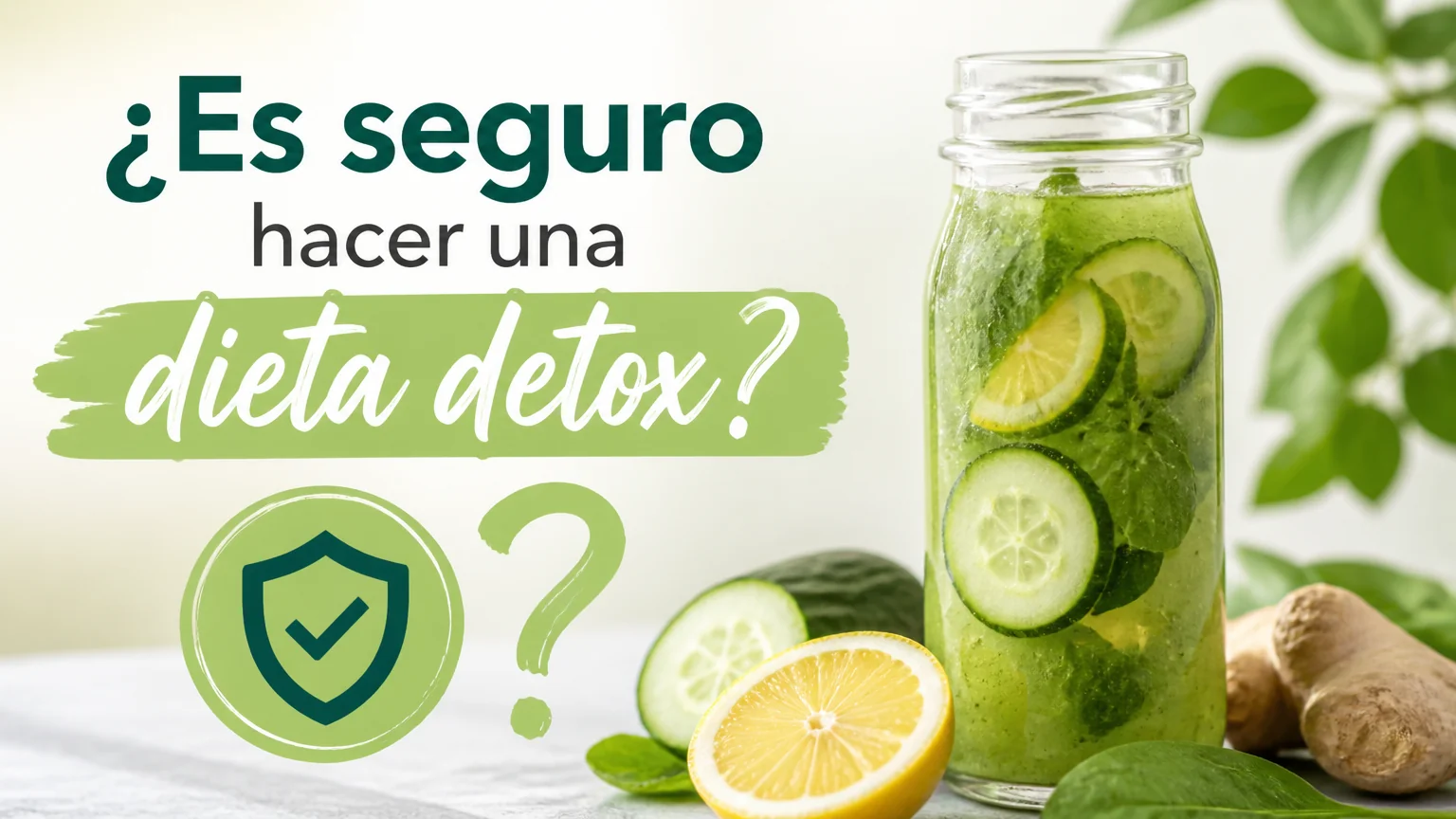 ¿es seguro hacer una dieta detox? - nutricion detox