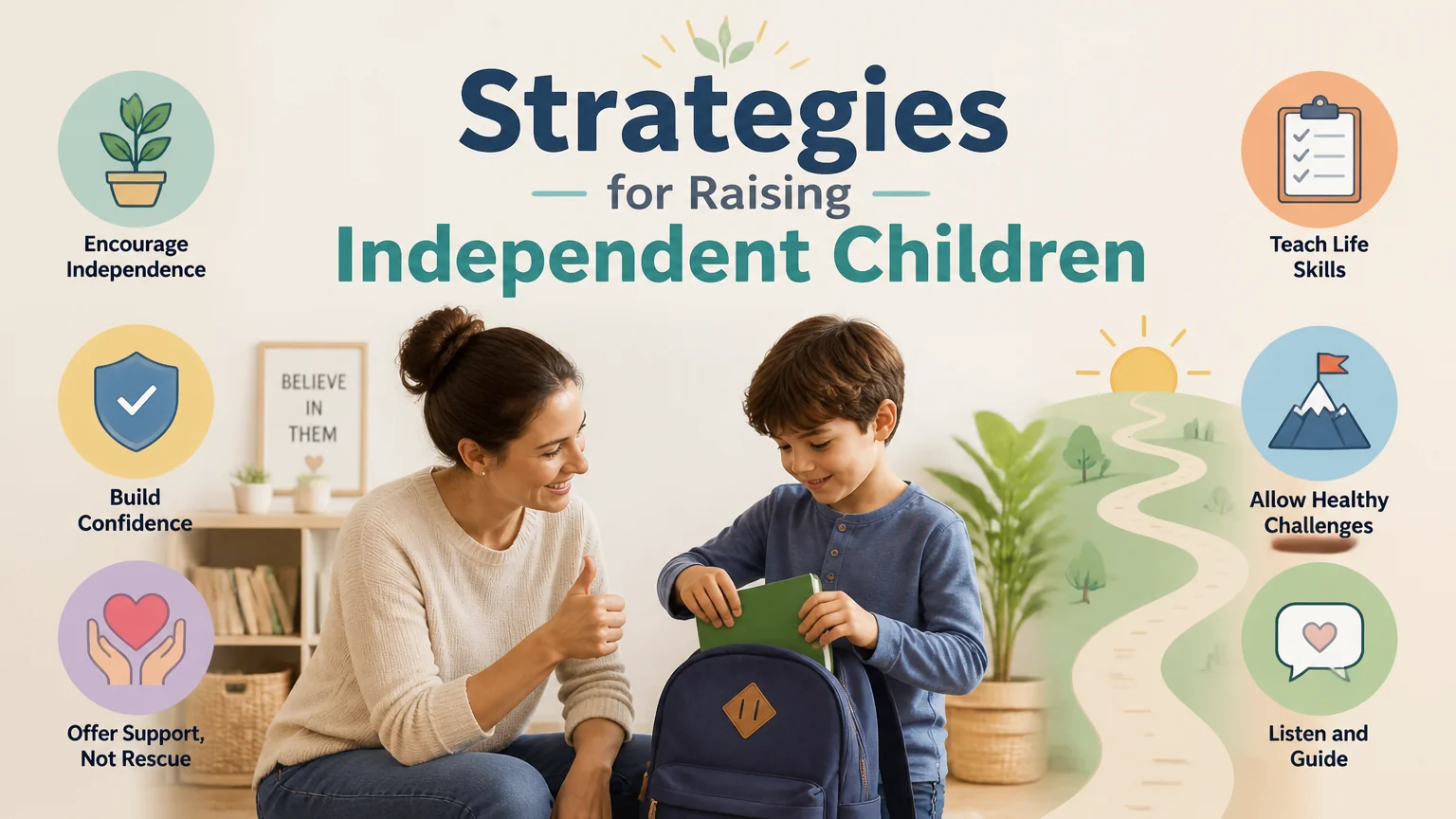 Estrategias para criar hijos autónomos - fomentar autonomia hijos