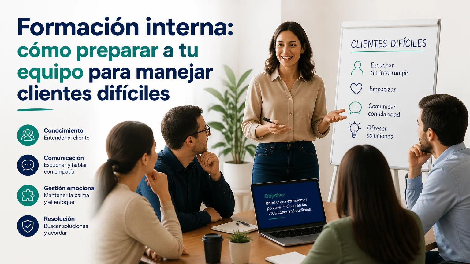 Formación interna: cómo preparar a tu equipo para manejar clientes difíciles - manejar clientes dificiles