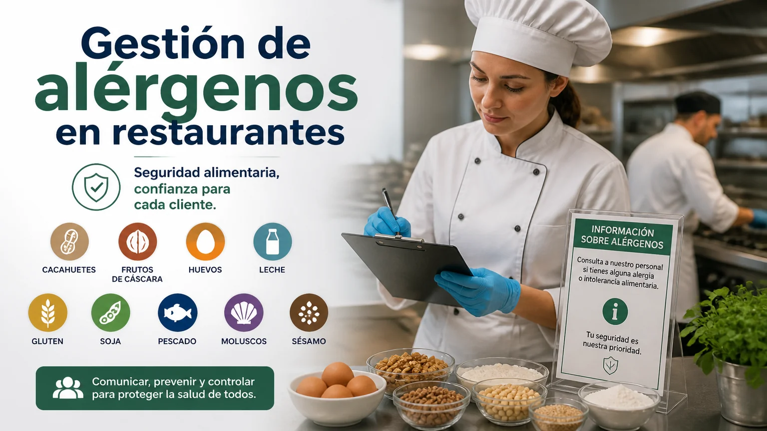 Gestión de alérgenos en restaurantes - alergenos