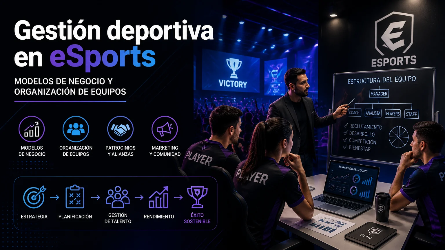 Gestión deportiva en esports modelos de negocio y organización de equipos - gestion deportiva
