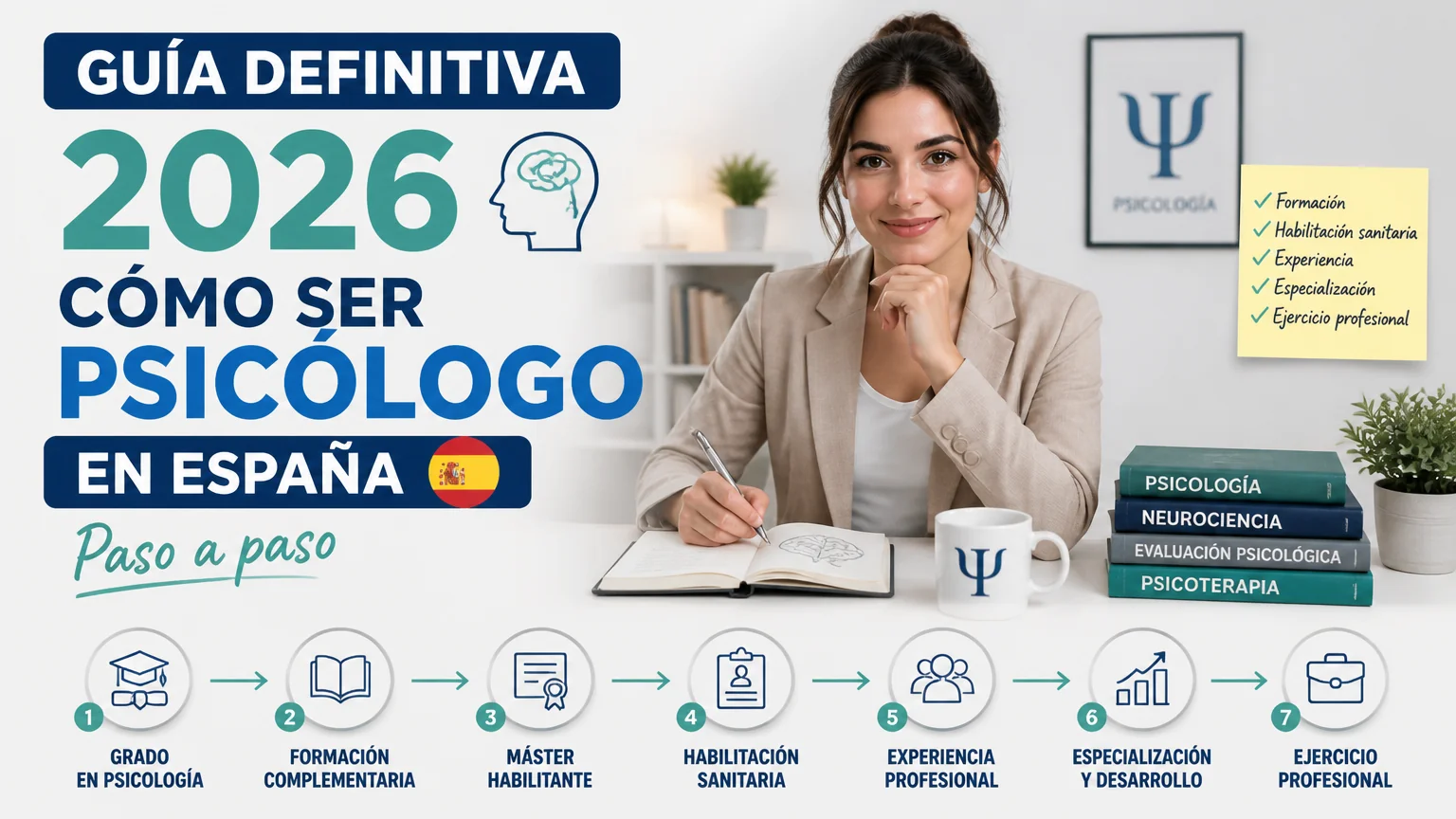 Guía definitiva 2026: cómo ser psicólogo en españa paso a paso - psicologia practica