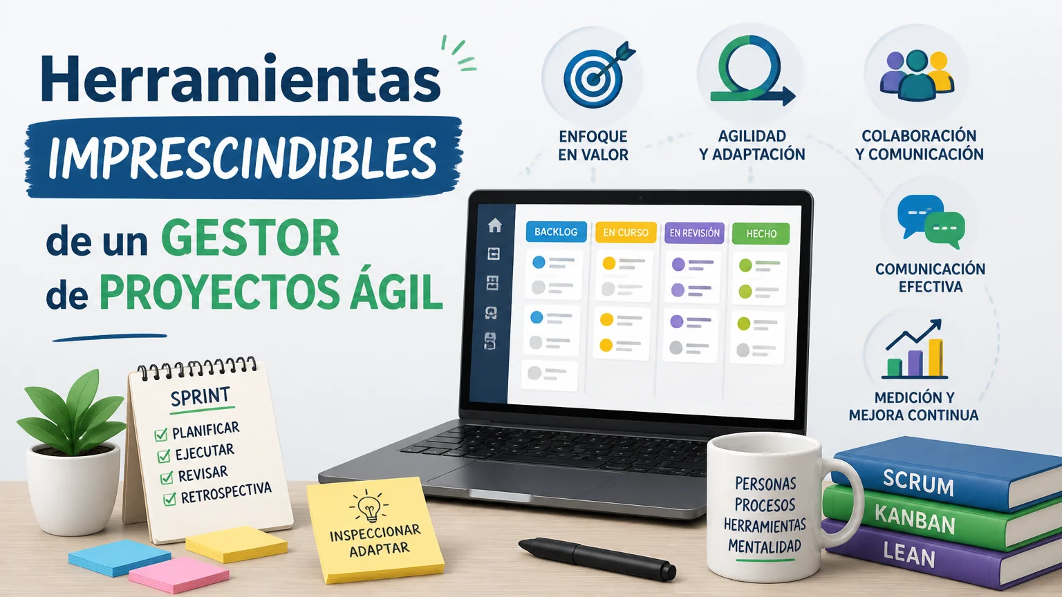 Herramientas imprescindibles de un gestor de proyectos ágil - gestor proyectos