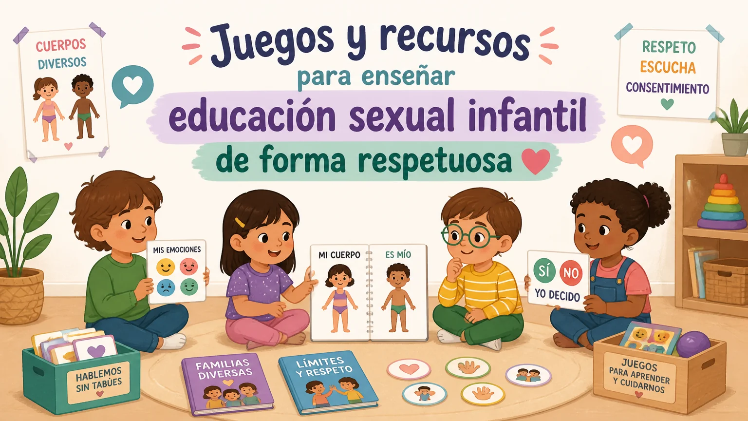 Juegos y recursos para enseñar educación sexual infantil de forma respetuosa - educacion sexual infancia