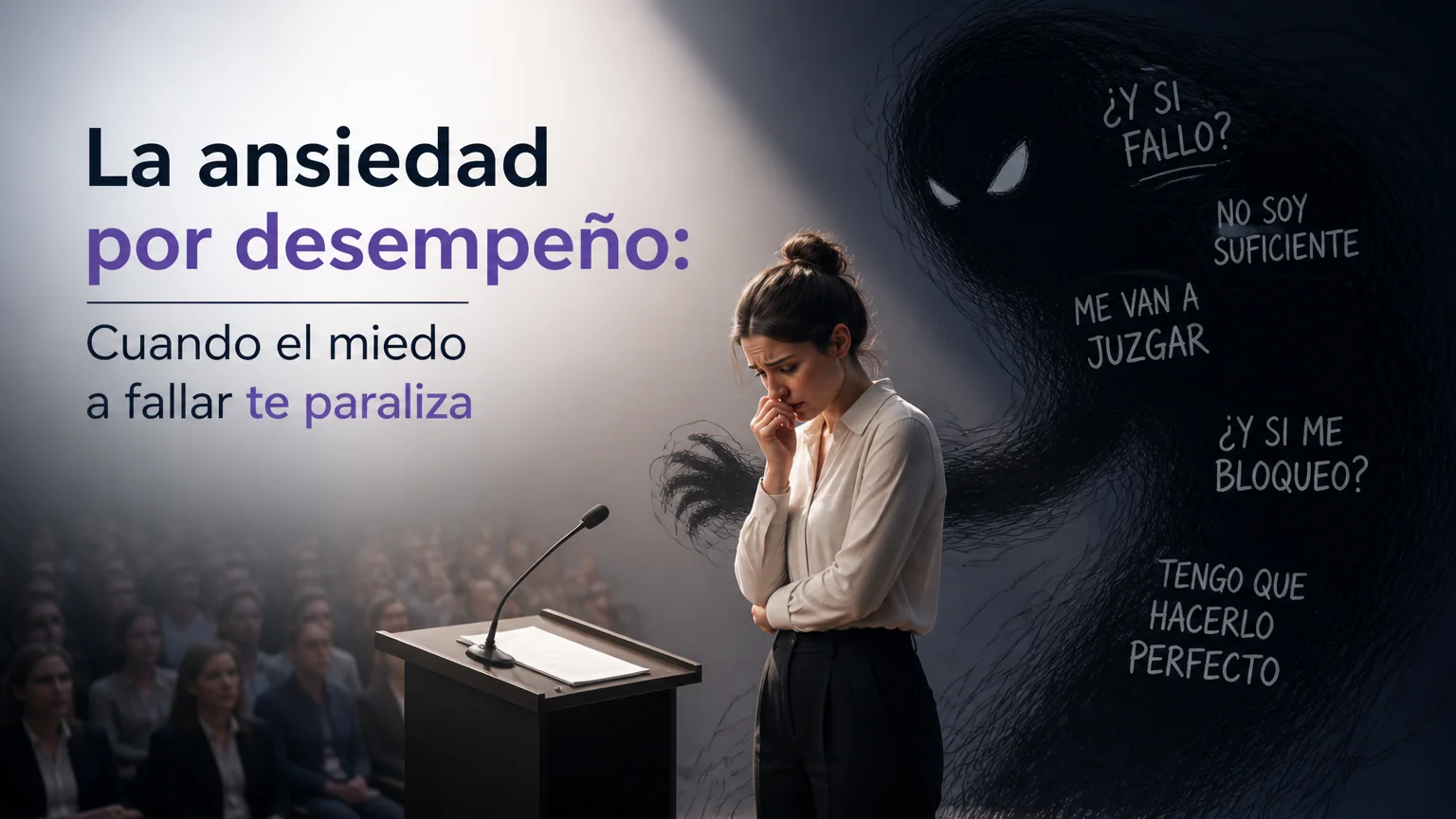 La ansiedad por desempeño: cuando el miedo a fallar te paraliza - sindrome impostor