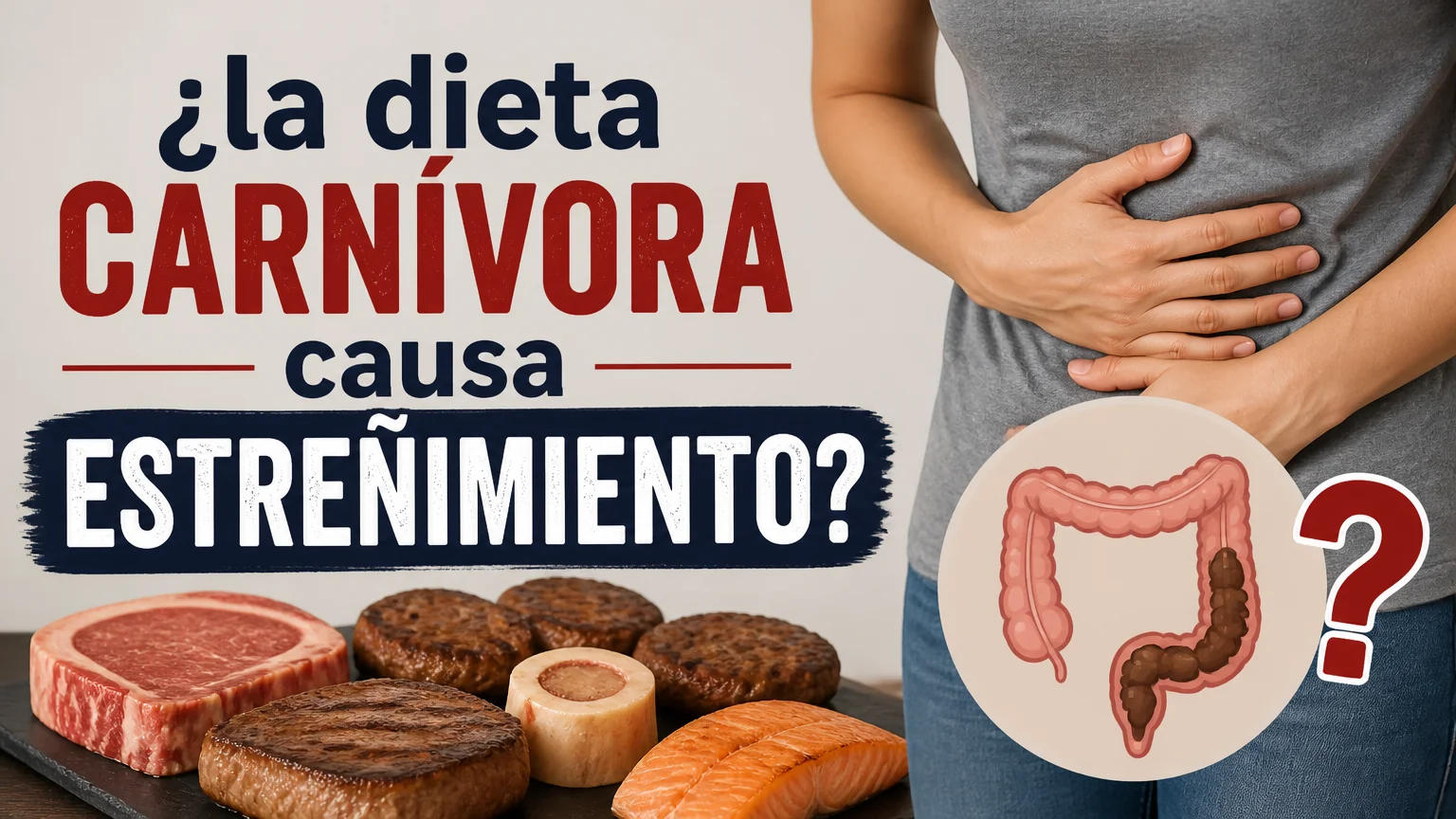 ¿la dieta carnívora causa estreñimiento? - nutricion carnivora