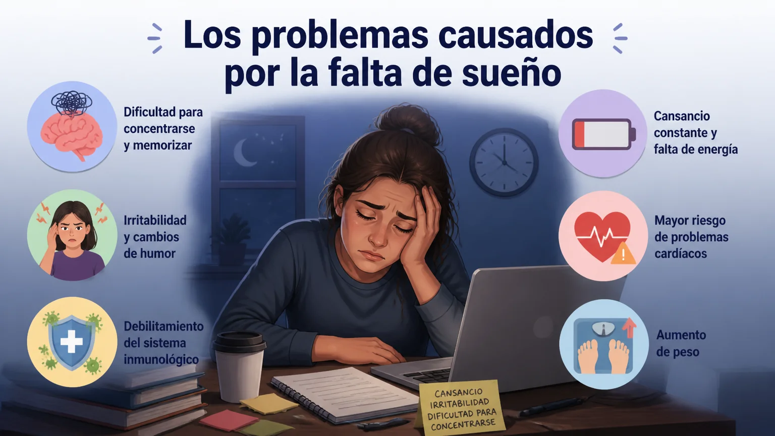 Los problemas causados por la falta de sueño - nutricion