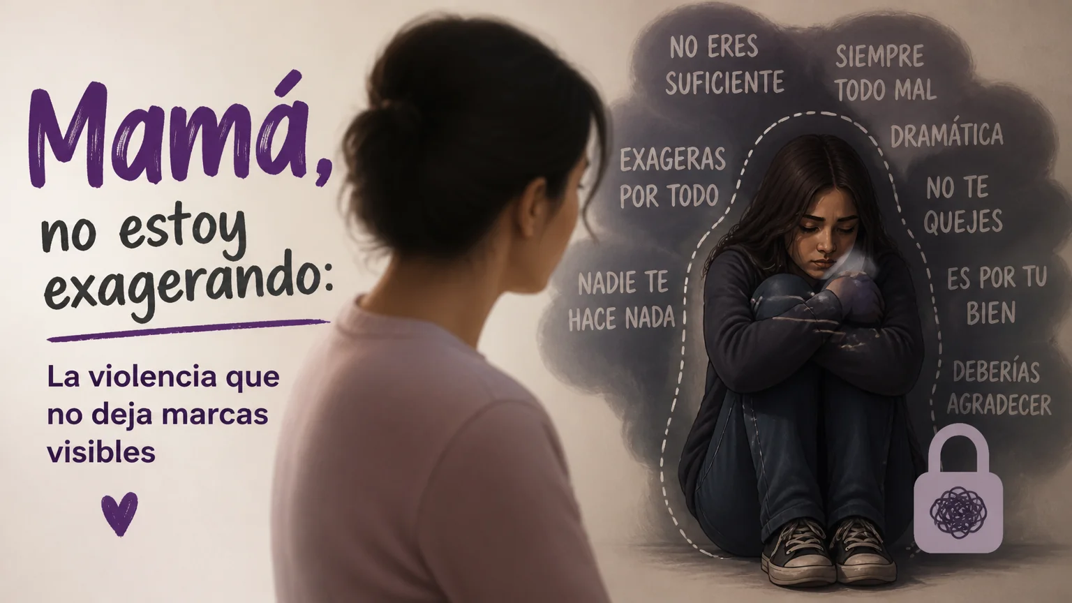 Mamá, no estoy exagerando: la violencia que no deja marcas visibles