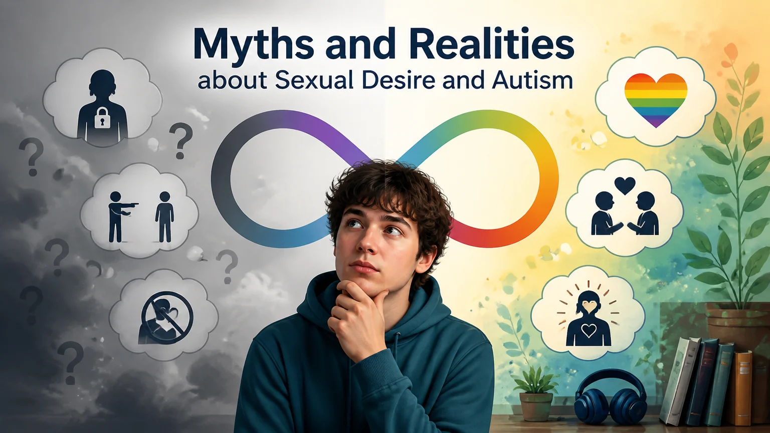 Mitos y realidades sobre deseo sexual y tea - sexualidad tea discapacidad