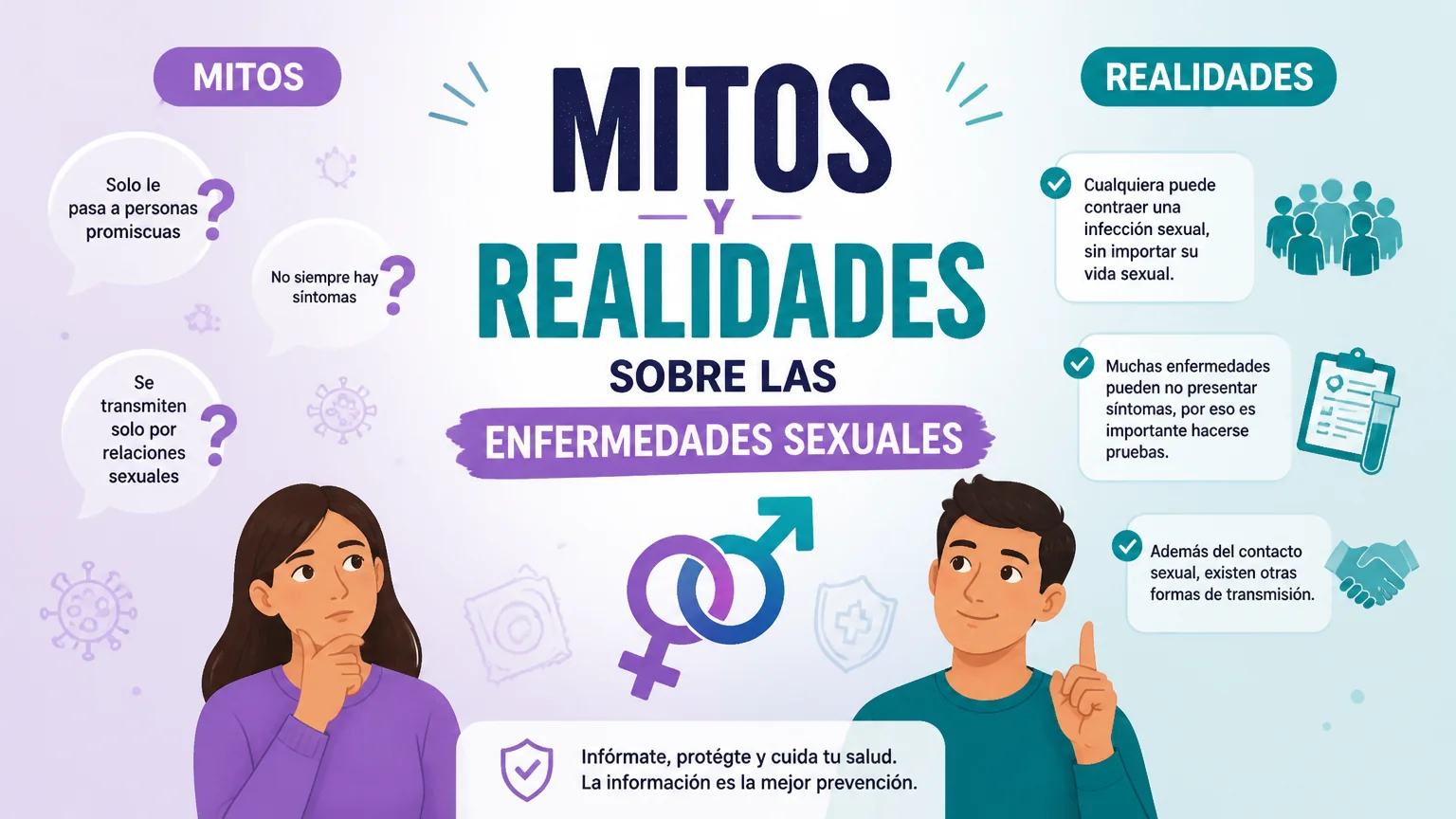Mitos y realidades sobre las enfermedades sexuales - enfermedades sexuales