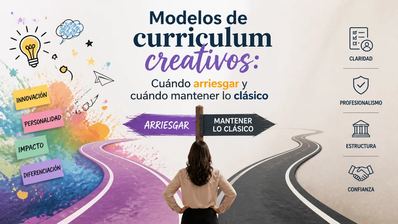 Modelos de curriculum creativos: cuándo arriesgar y cuándo mantener lo clásico - creacion curriculum