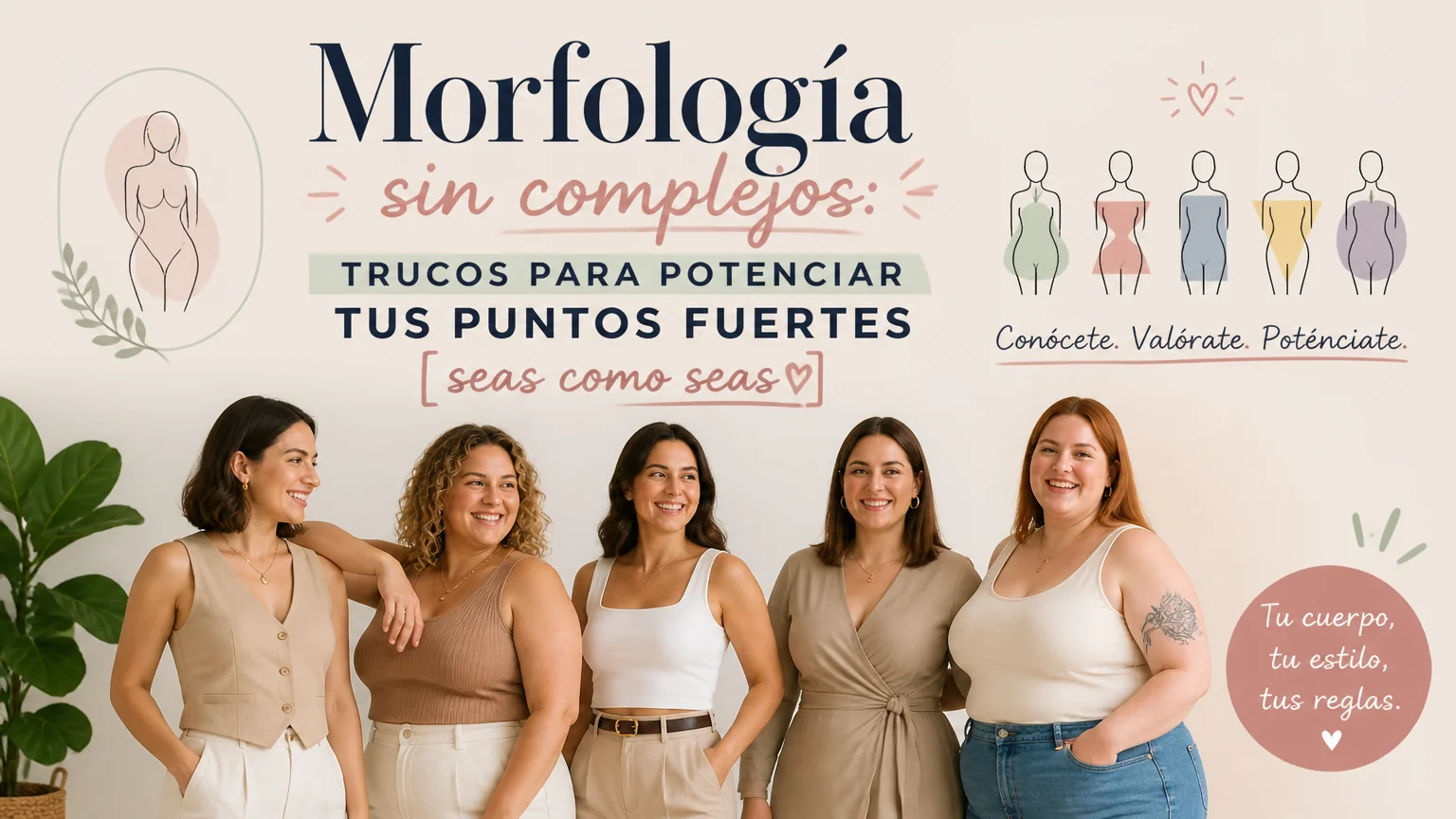 Morfología sin complejos: trucos para potenciar tus puntos fuertes [seas como seas] - coach imagen personal profesional