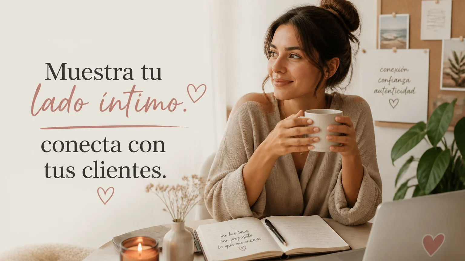 Muestra tu lado íntimo. conecta con tus clientes - coaching ventas