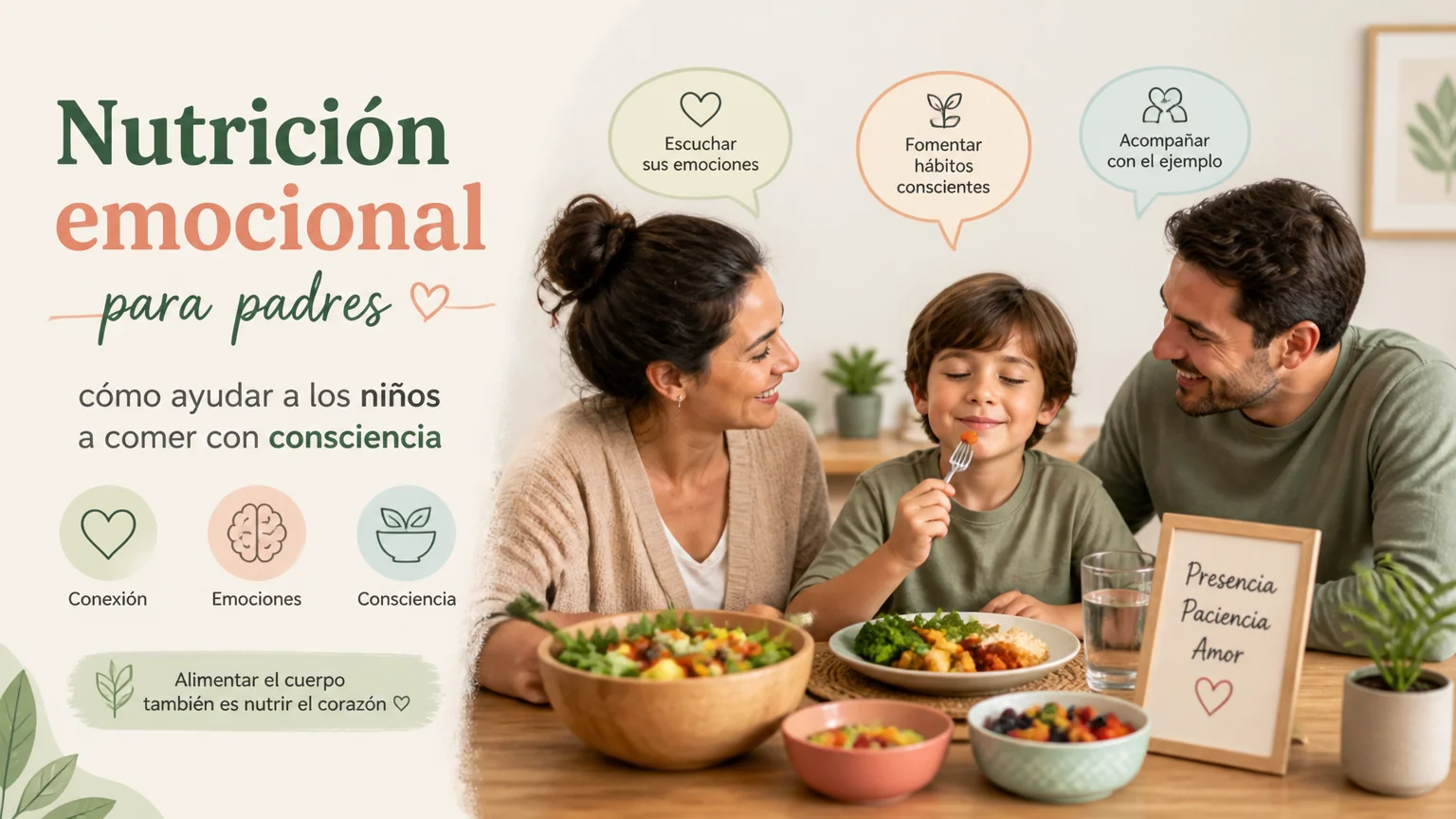 Nutrición emocional para padres cómo ayudar a los niños a comer con consciencia - nutricion emocional