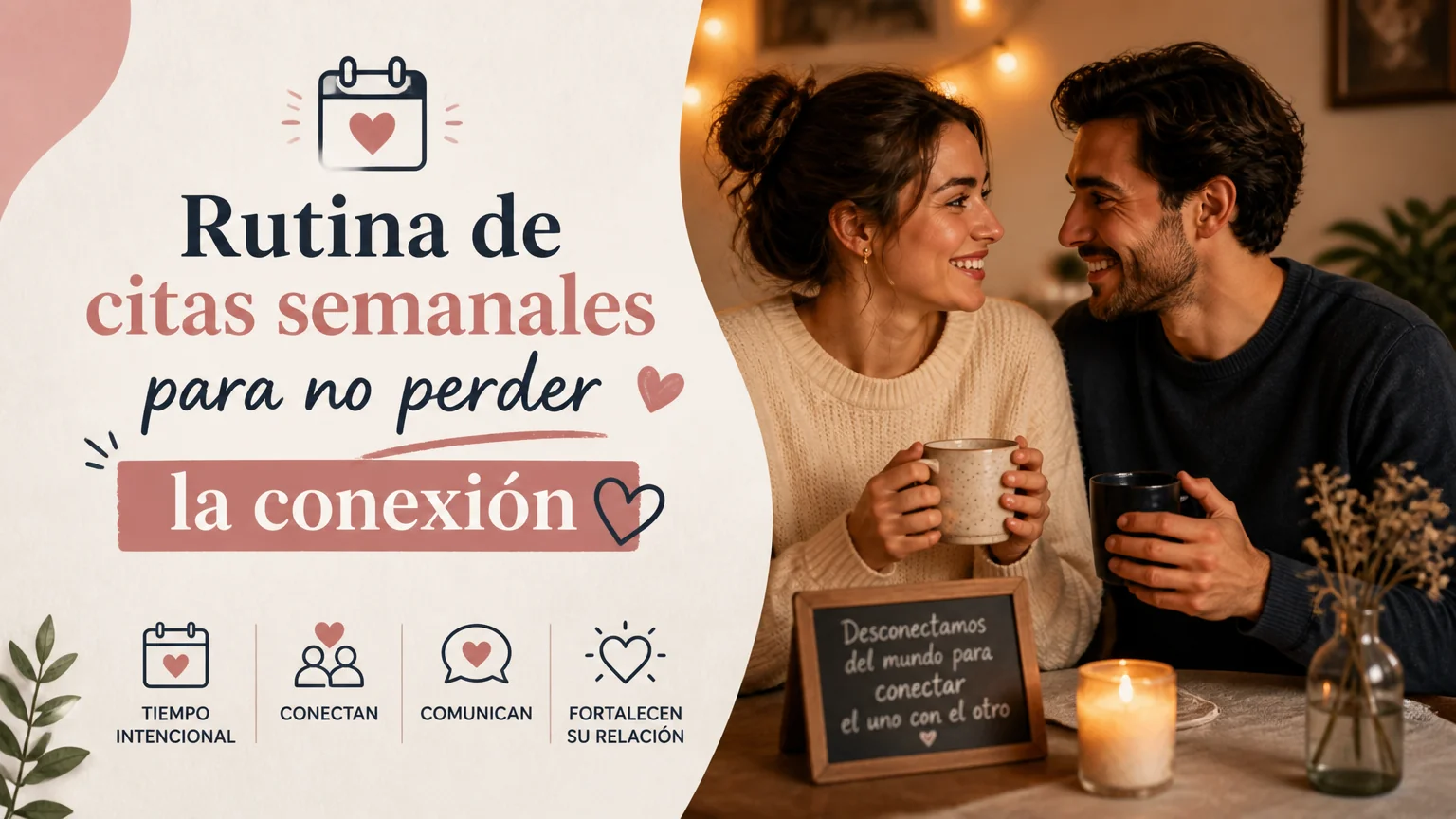 Rutina de citas semanales para no perder la conexión