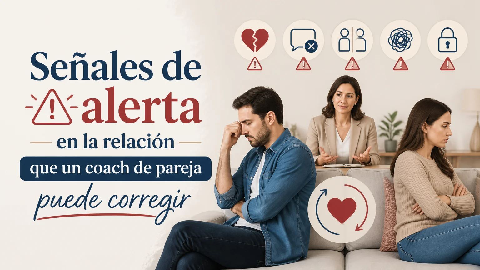 Señales de alerta en la relación que un coach de pareja puede corregir