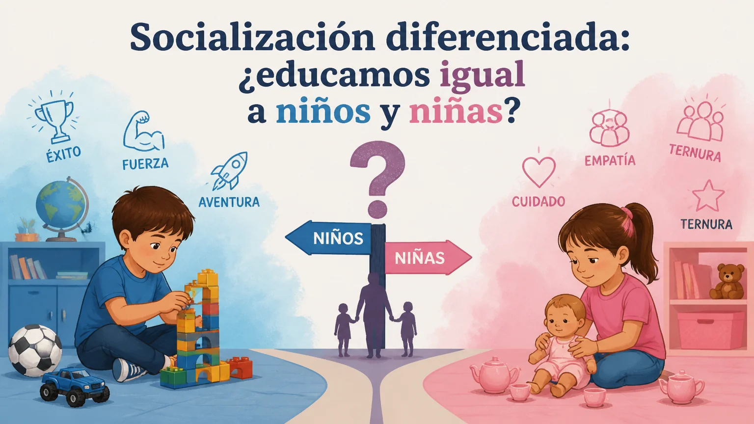Socialización diferenciada: ¿educamos igual a niños y niñas? - igualdad genero