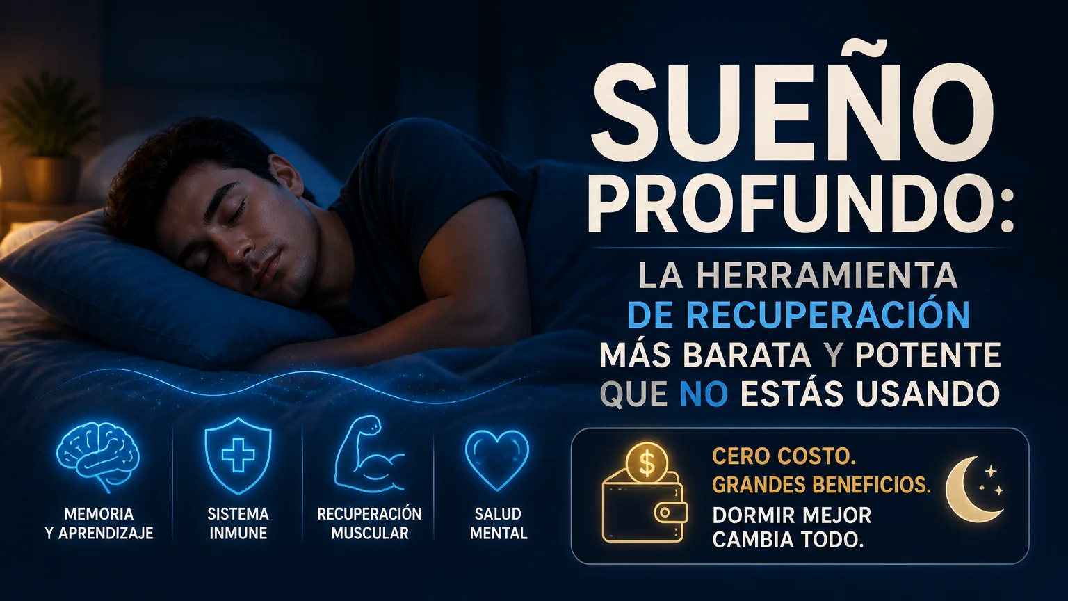 Sueño profundo: la herramienta de recuperación más barata y potente que no estás usando - coach deportivo