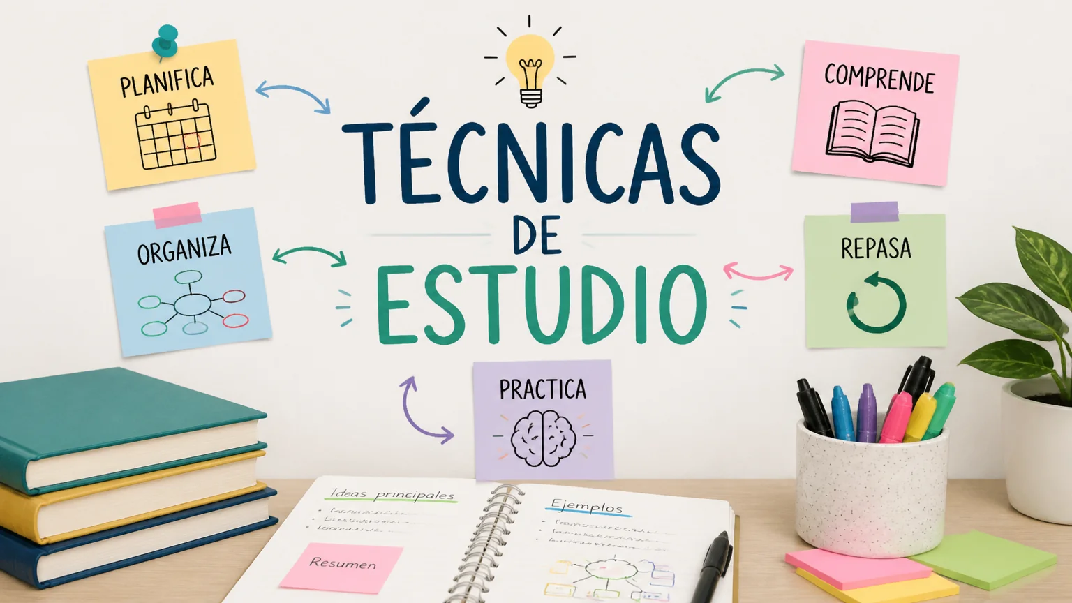 Técnicas de estudio - productividad trabajo vida casa
