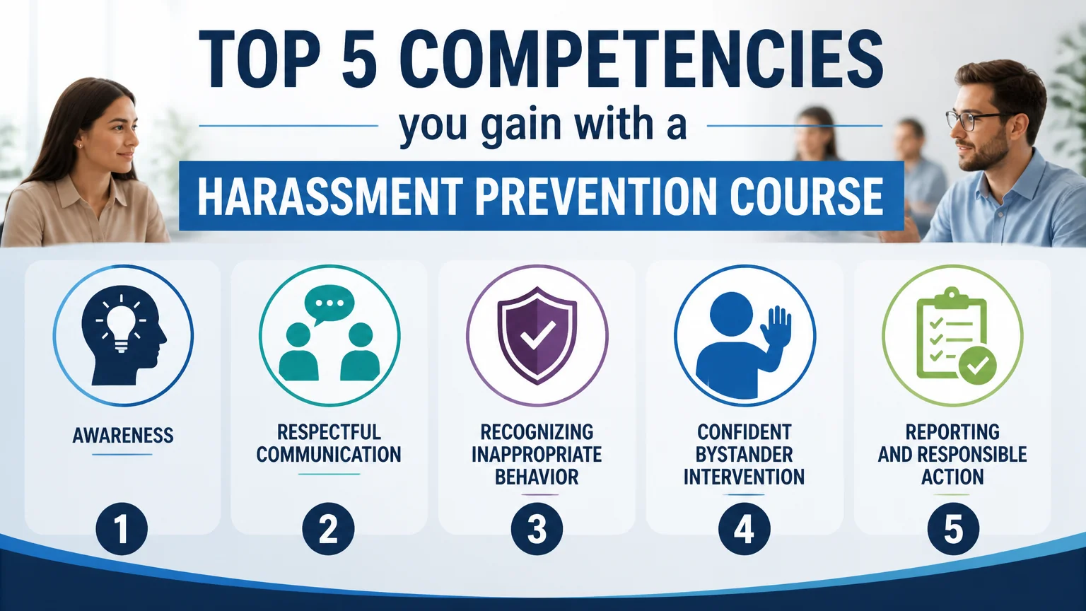 Top 5 competencias que adquieres con un curso de prevención de acoso - acoso laboral