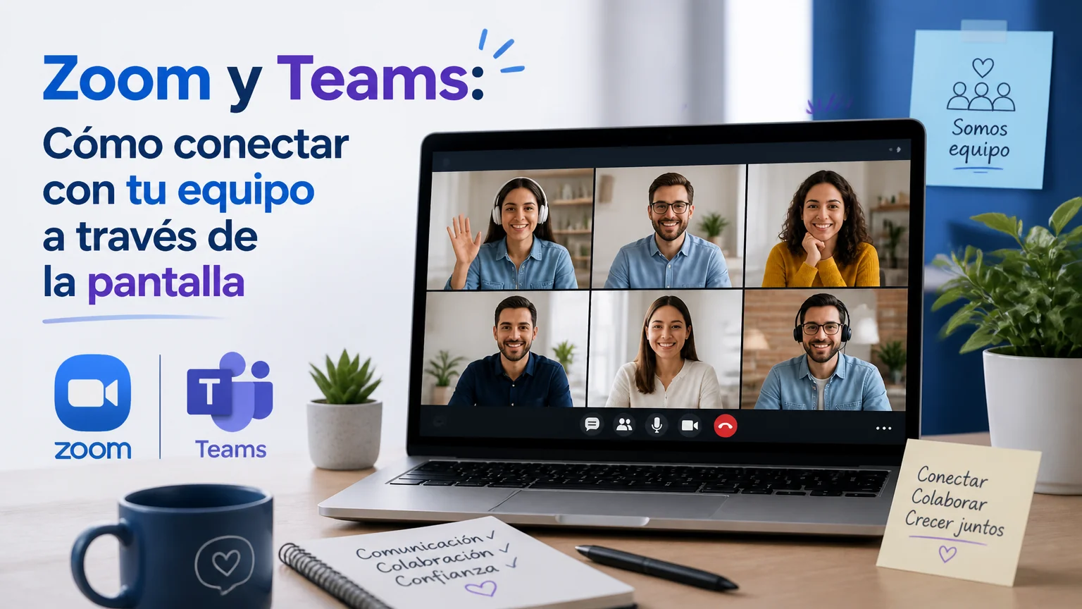 Zoom y teams: cómo conectar con tu equipo a través de la pantalla